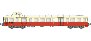 LS Models LSM10119S - Autorail Picasso XBD 3943 SNCF, dépôt Nice, DCC son 