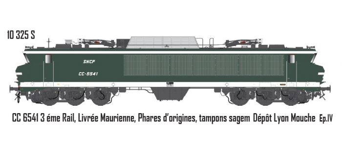 LSM10325S - Locomotive électrique CC6541 SNCF, Verte Maurienne - LS Models