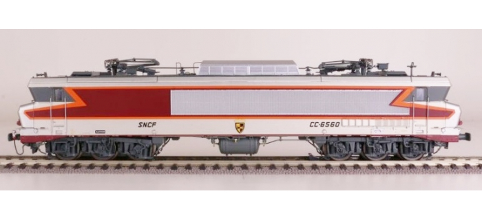 LSM10329S - Locomotive électrique CC6560 SNCF, Gris Métal / Rouge - LS Models