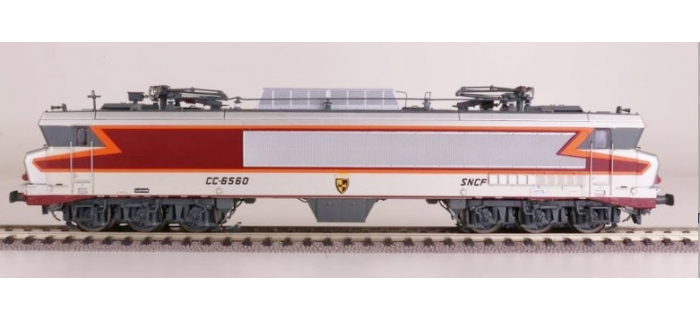 LSM10329S - Locomotive électrique CC6560 SNCF, Gris Métal / Rouge - LS Models