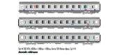LSM41202 - Coffret 3 voitures Corail VTU SNCF TER Rhone Alpe - LS Models