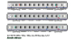 LSM41202 - Coffret 3 voitures Corail VTU SNCF TER Rhone Alpe - LS Models