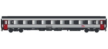 LSM40382 - Voiture VSE A9u, Corail+, SNCF logo carmillon, VI - LS Models