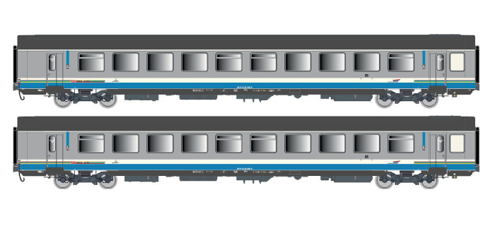 LSM41217 - Set de 2 voitures Vtu SNCF, TER Rhône-Alpes - LS Models