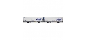 Modélisme ferroviaire : LS Model - LSM30231 - Coffret de 2 wagons interfrigo Frangeco