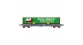 Modélisme ferroviaire : LSMODEL LSM30298 - Wagon plat porte conteneur type KB NOVATRANS