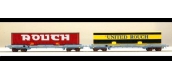 Modélisme ferroviaire : LS Model - LSM30314 - Coffret de 2 wagons porte caisse mobile 