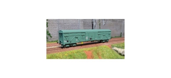 Modélisme ferroviaire : LSModel -  LSM30347 - Wagon couvert, SNCF, GAS 80, vert militaire, armée française