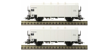 Modelisme ferroviaire : LSMODEL LSM30581 - Coffret de 2 wagons frigo HI 