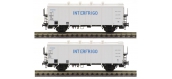 Modelisme ferroviaire : LSMODEL LSM30511 - Coffret de 2 wagons frigo Icefs 