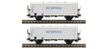 Modelisme ferroviaire : LSMODEL LSM30511 - Coffret de 2 wagons frigo Icefs 