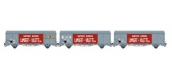 Modelisme ferroviaire LSMODEL LSM30658 - Coffret de 3 wagons couvert iK EVS logo 