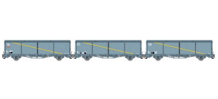 Coffret de 3 wagons Hbbillns SBB Cargo