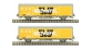 Modélisme ferroviaire : LSMODEL LSM30664 - Coffret de 2 wagons EVS toit bas METROPOL Ep.IV