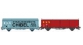 Modélisme ferroviaire : LSMODEL LSM30669 - Coffret de 2 wagons couvert ''ETABLISSEMENTS CHIBEL'' 