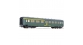 modélisme ferroviaire : LS MODELS LP334592 - Voiture voyageurs mixte première/seconde classe livrée verte avec logo encadré