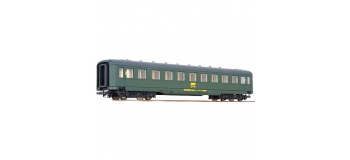 modélisme ferroviaire : LS MODELS LP334593 - Voiture voyageurs seconde classe livrée verte avec logo encadré