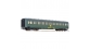 modélisme ferroviaire : LS MODELS LP334593 - Voiture voyageurs seconde classe livrée verte avec logo encadré
