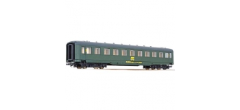 modélisme ferroviaire : LS MODELS LP334594 - Voiture voyageurs seconde classe livrée verte avec logo encadré