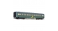 modélisme ferroviaire : LS MODELS LP334594 - Voiture voyageurs seconde classe livrée verte avec logo encadré