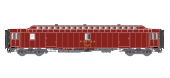 LSM40433 - Voiture OCEM PEz Y24, brun PTT, toit brun, Ep.IV - LS Models