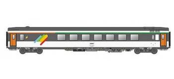 Modélisme ferroviaire : LS Model - LSM40137 - Voiture type VRU livrée corail mixte B7tux