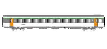 Modélisme ferroviaire : LS MODELS LSM40174 - Voiture voyageurs VTU B10tu 2°cl SNCF