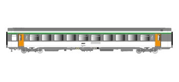 Modélisme ferroviaire : LS MODELS LSM40178 - Voiture voyageurs VTU B10tu 2°cl SNCF