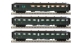 Modélisme ferroviaire : LS Model - LSM40187 - Coffret de 3 Voitures Rapide Nord A6D B9 B9
