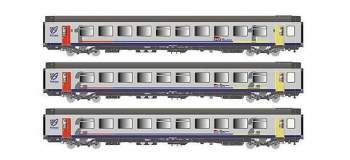 Modélisme ferroviaire : LS Model - LSM40290 - Coffret de 3 voitures corail 