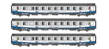 Modélisme ferroviaire : LS Model - LSM40303 - Coffret de 3 voitures VTU TER Interloire Logo Carmillon SNCF