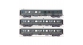Modélisme ferroviaire : LS Model -LSM40326 - Coffret de 3 voitures Express Nord A7 + B5Dtd + B9t livrées vertes, SNCF