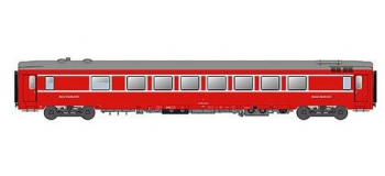 Modélisme ferroviaire : LS Model - LSM40345 - Voiture restaurant type VRU livrée rouge