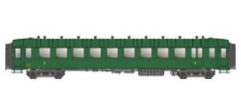 Modelisme ferroviaire : LSMODEL LSM40378 - Voiture voyageur OCEM  B10myfi SNCF