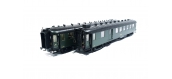 Modélisme ferroviaire : LS Model - MW40391 - Coffret de 2 voitures OCEM vert 
