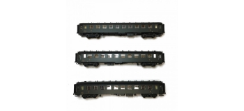 Modélisme ferroviaire : LS Model - MW40397 - Coffret de 3 Voitures OCEM 3ème classe C10