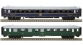 Modélisme ferroviaire : LS Model - LSM40312 - Coffret de 2 voitures - Voiture couchettes PO Midi et voiture lits CIWL 