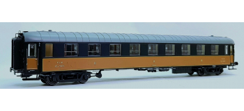 Models World 40927 - Voiture voyageurs OCEM B9yfi Havane, noir filet jaune 