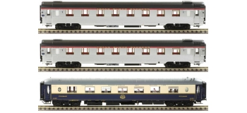 Modélisme ferroviaire :  LS Model - LSM41133 - Coffret de 3 voitures Mistral 