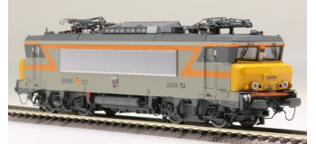 LSM10052-1 - Locomotive électrique BB 22404 TU SNCF, Dijon-Perrigny, gris / orange, faces jaunes - LS Models