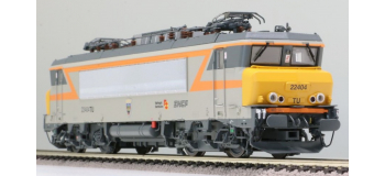 LSM10052-1 - Locomotive électrique BB 22404 TU SNCF, Dijon-Perrigny, gris / orange, faces jaunes - LS Models