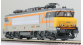 LSM10052-1 - Locomotive électrique BB 22404 TU SNCF, Dijon-Perrigny, gris / orange, faces jaunes - LS Models