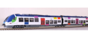 LSM10065 - Autorail AGC B 82535, 4 caisses, logo carmillon, Ile de France - LS Models