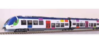 LSM10065 - Autorail AGC B 82535, 4 caisses, logo carmillon, Ile de France - LS Models