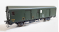 MW30304 - Fourgon type DD2AI, vert, chassis gris, ep IIId, avec feux de convoi - LS Models