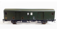 MW30304 - Fourgon type DD2AI, vert, chassis gris, ep IIId, avec feux de convoi - LS Models
