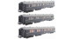 Modélisme ferroviaire : LS Model - LSM49135 -Coffret de 3 voitures type S CIWL toit normal livrée bleu 1956