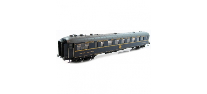 Voiture WL S2, bleu, livrée 1935, CIWL, châssis court, toit normal, monogramme, gérance MAV LS