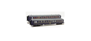 Modélisme ferroviaire : LS Model - LSM99101 - Coffret de 2 voitures livrée bleu 1968 Type S & Y CIWL