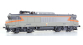 LS MODELS 10481 Locomotive électrique BB 15040 SNCF, gris béton/orange, blason: Livry-Gargan